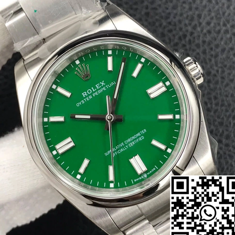 M126000-0005 36MM Rolex Dial Oyster Perpetual EW Factory Green 0421